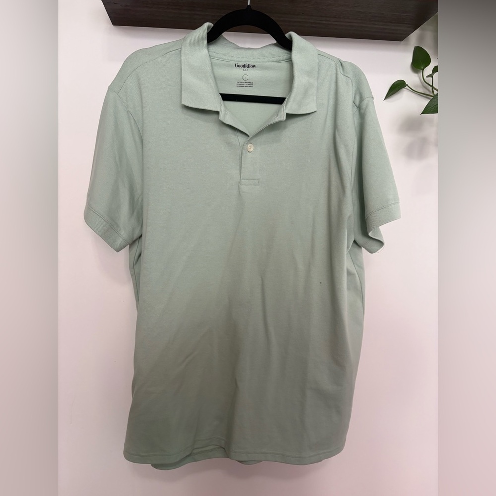 Goodfellow & Co Men's Polo Shirt in Mint Green